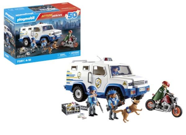 Playmobil® ACT!ON HEROES Geldtransporter 71597