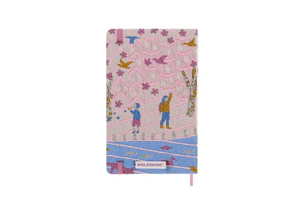 Produktbild: Moleskine Notizbuch Sammlerbox - Sakura, Large/A5, Liniert, Stoffeinband