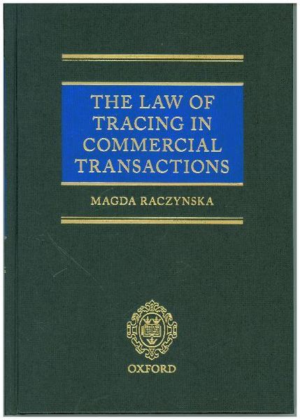Produktbild: The Law of Tracing in Commercial Transactions