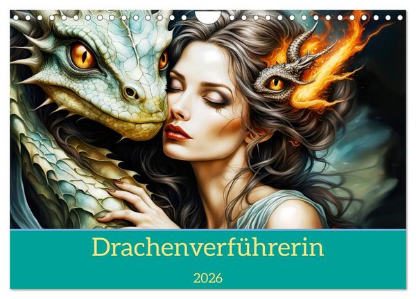 Produktbild: Drachenverf&uuml;hrerin (Wandkalender 2026 DIN A4 quer), CALVENDO Monatskalender