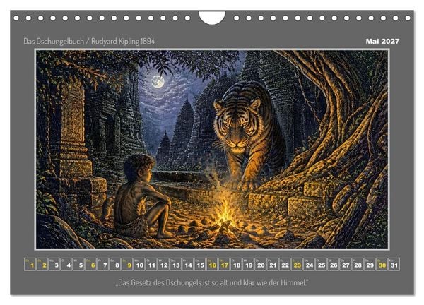 Produktbild: Klassiker des Abenteuers (Wandkalender 2027 DIN A4 quer), CALVENDO Monatskalender