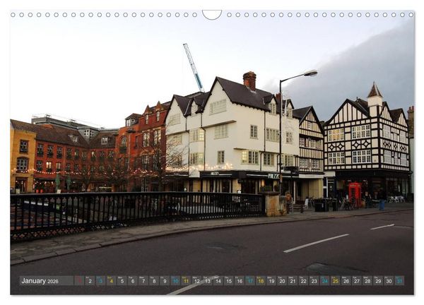Produktbild: The historic Cambridge (Wall Calendar 2026 DIN A3 landscape), CALVENDO 12 Month Wall Calendar
