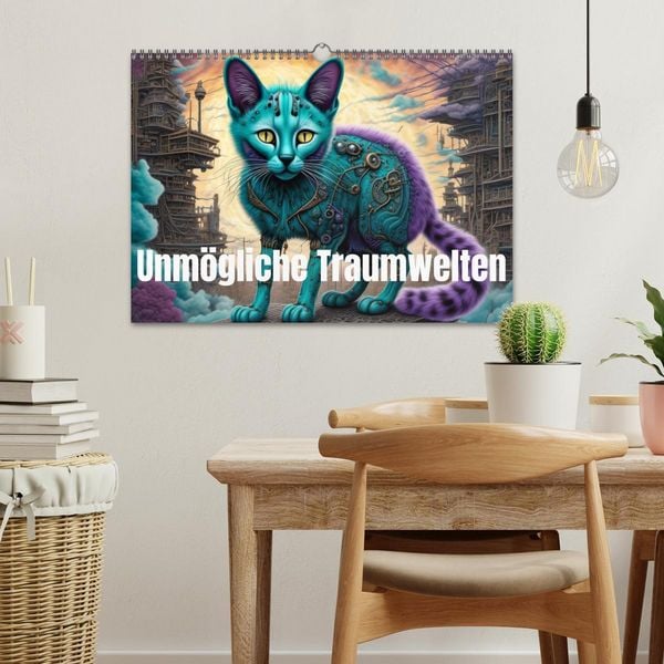 Produktbild: unm&ouml;gliche Traumwelten (Wandkalender 2026 DIN A3 quer), CALVENDO Monatskalender