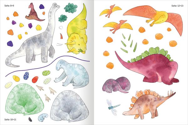Produktbild: Mit Stickern Lesen lernen &ndash; Abenteuer im Dino-Park