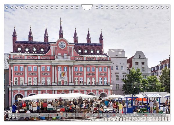 Produktbild: Rostock und Warnem&uuml;nde - Tor zur Welt (Wandkalender 2026 DIN A4 quer), CALVENDO Monatskalender