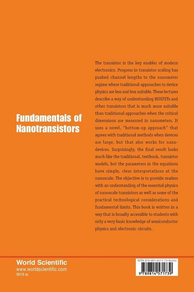 Produktbild: Fundamentals Of Nanotransistors