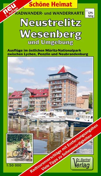 Neustrelitz, Wesenberg und Umgebung 1 : 50 000 Radwander- und Wanderkarte, Sonstige von Verlag Barthel, Barthel, A, 978-3-89591-175-0