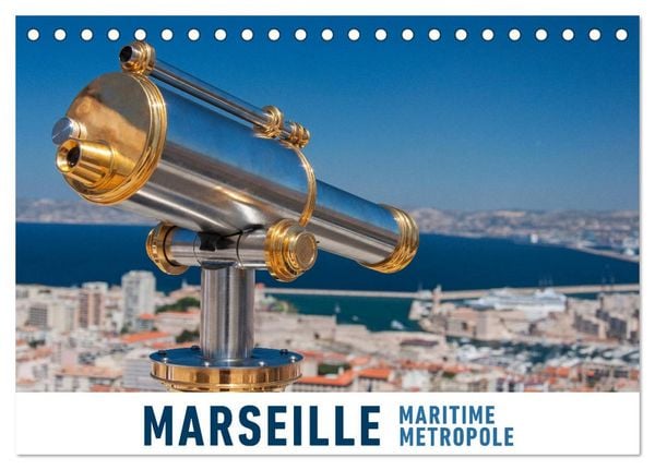 Produktbild: Marseille Maritime Metropole (Tischkalender 2026 DIN A5 quer), CALVENDO Monatskalender