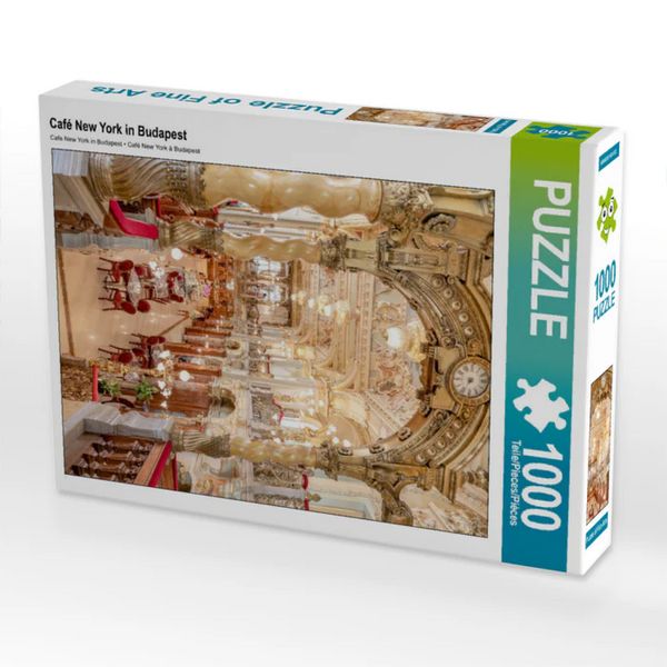 CALVENDO Puzzle Café New York in Budapest | 1000 Teile Lege-Größe 64x48cm Foto-Puzzle für glückliche Stunden