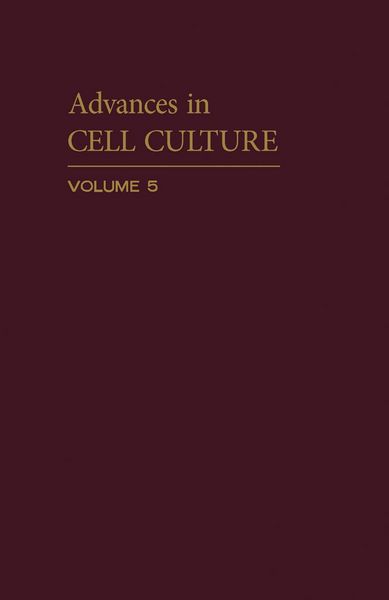 Produktbild: Advances in Cell Culture