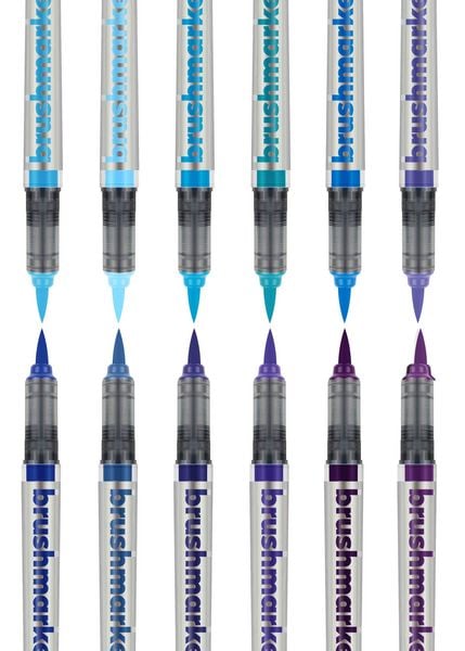 Produktbild: KARIN Marker Brushmarker PRO Sky Colours, 12 Farben