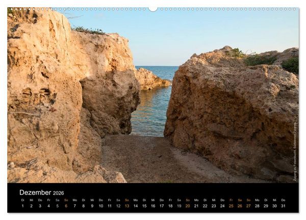 Produktbild: Zypern &ndash; Cyprus &ndash; Kypros (Wandkalender 2026 DIN A2 quer), CALVENDO Monatskalender