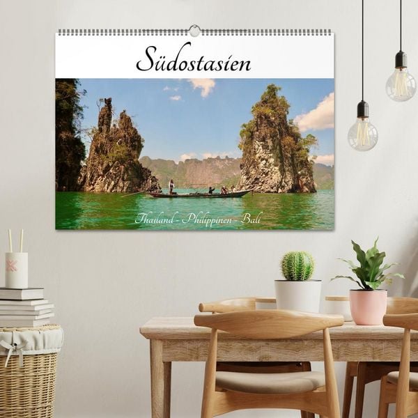 Produktbild: S&uuml;dostasien - Thailand, Philippinen, Bali (Wandkalender 2027 DIN A2 quer), CALVENDO Monatskalender