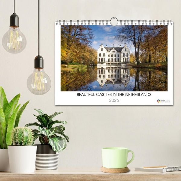 Produktbild: Beautiful castles in the Netherlands (Wall Calendar 2026 DIN A4 landscape), CALVENDO 12 Month Wall Calendar