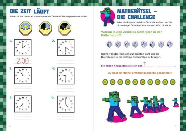 Produktbild: Mathe f&uuml;r Minecrafter - Mein extrastarkes &Uuml;bungsbuch
