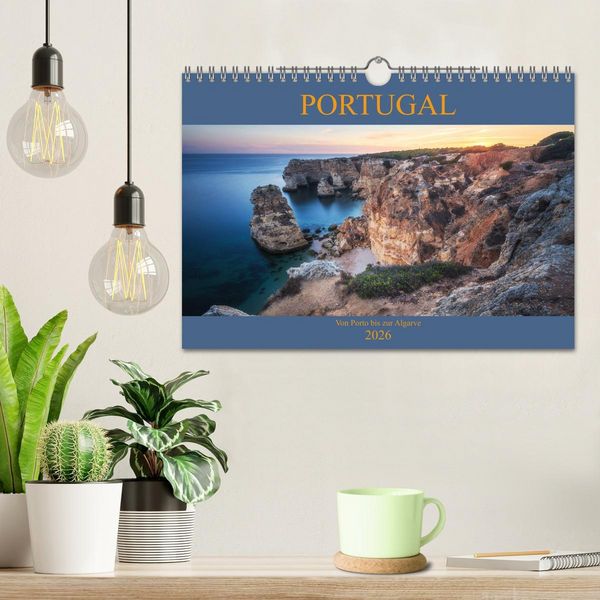 Produktbild: Portugal - Von Porto bis zur Algarve (Wandkalender 2026 DIN A4 quer), CALVENDO Monatskalender