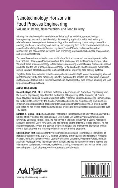 Produktbild: Nanotechnology Horizons in Food Process Engineering