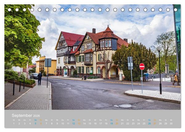 Produktbild: Suhl - die th&uuml;ringische Waffenmetropole (Tischkalender 2026 DIN A5 quer), CALVENDO Monatskalender