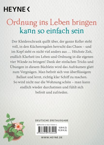 Produktbild: Das kleine Buch vom Aufr&auml;umen