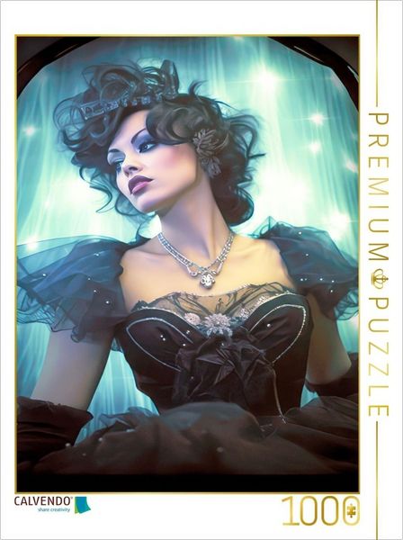 Produktbild: CALVENDO Puzzle Burlesque dancer | 1000 Teile Lege-Gr&ouml;&szlig;e 64x48cm Foto-Puzzle f&uuml;r gl&uuml;ckliche Stunden