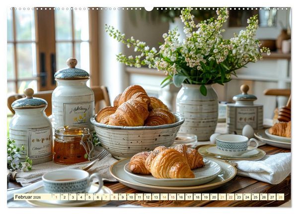 Produktbild: Gedeckter Tisch f&uuml;r Gourmets (hochwertiger Premium Wandkalender 2026 DIN A2 quer), Kunstdruck in Hochglanz
