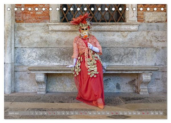 Produktbild: neunziggrad I photoart: der karneval von venedig (Tischkalender 2027 DIN A5 quer), CALVENDO Monatskalender