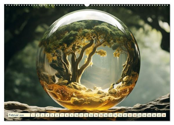 Produktbild: Sph&auml;renwelten (Wandkalender 2026 DIN A2 quer), CALVENDO Monatskalender