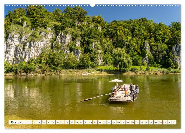 Produktbild: Kelheim, Weltenburg und der Donaudurchbruch (hochwertiger Premium Wandkalender 2026 DIN A2 quer), Kunstdruck in Hochglanz