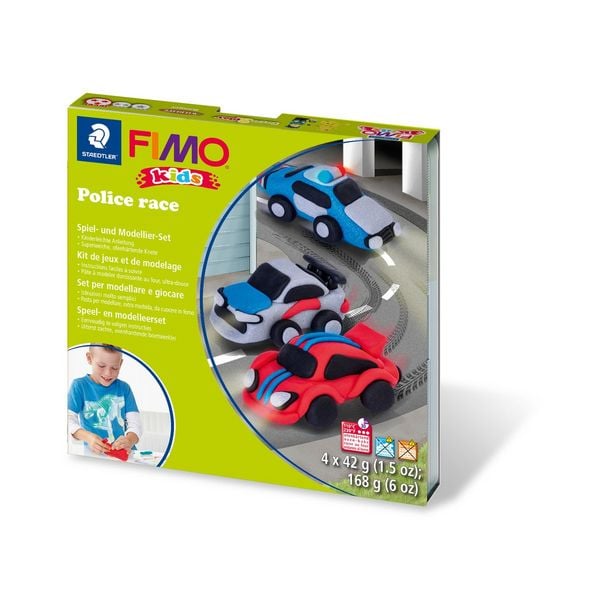 STAEDTLER FIMO Spiel- und Modellierset kids Police Race