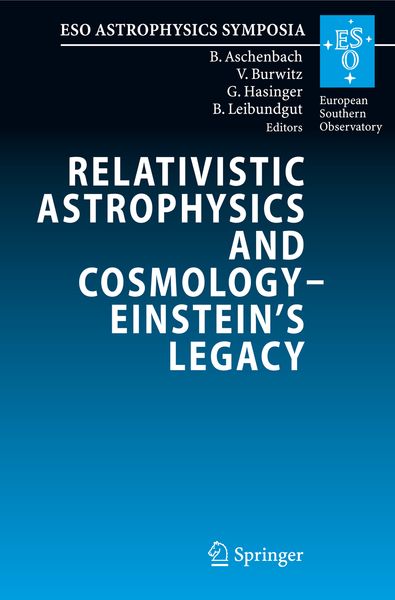 Produktbild: Relativistic Astrophysics and Cosmology &ndash; Einstein&rsquo;s Legacy