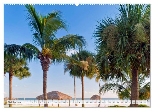 Produktbild: FLORIDA Paradiesischer Sonnenscheinstaat (Wandkalender 2026 DIN A2 quer), CALVENDO Monatskalender