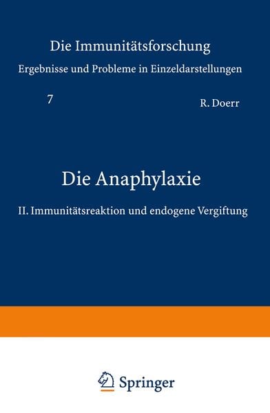Produktbild: Die Anaphylaxie