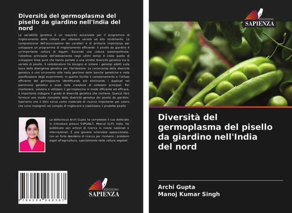Produktbild: Diversit&agrave; del germoplasma del pisello da giardino nell'India del nord