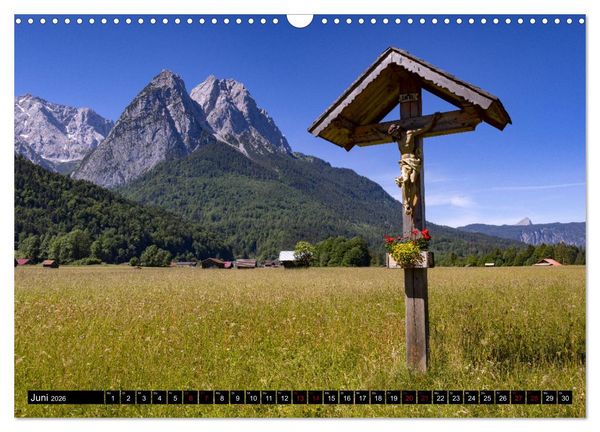 Produktbild: Werdenfelser Land (Wandkalender 2026 DIN A3 quer), CALVENDO Monatskalender