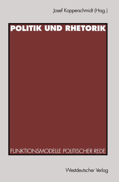 Produktbild: Politik und Rhetorik