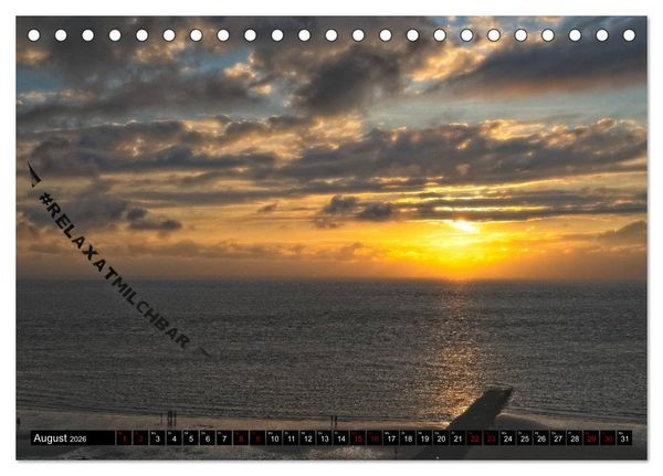 Produktbild: Norderney - von barfuss bis Cocktail (Tischkalender 2026 DIN A5 quer), CALVENDO Monatskalender