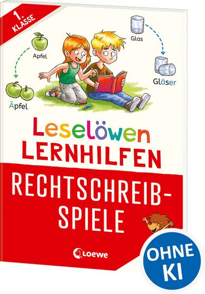 Produktbild: Lesel&ouml;wen Lernhilfen - Rechtschreib-Spiele - 1. Klasse