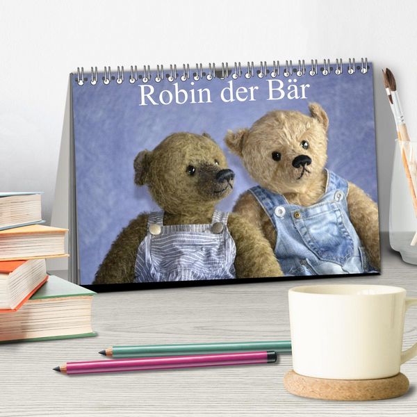 Produktbild: Robin der B&auml;r (Tischkalender 2026 DIN A5 quer), CALVENDO Monatskalender