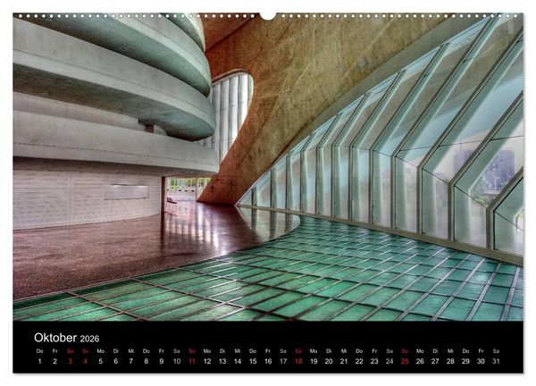 Produktbild: Moderne Architektur in Valencia (Wandkalender 2026 DIN A2 quer), CALVENDO Monatskalender