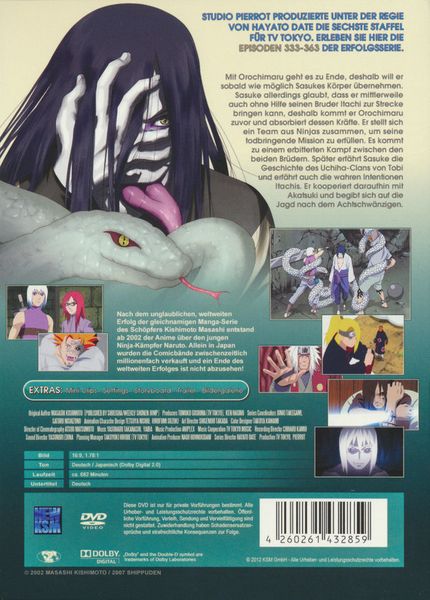 Produktbild: Naruto Shippuden - Staffel 6 - Uncut [4 DVDs]