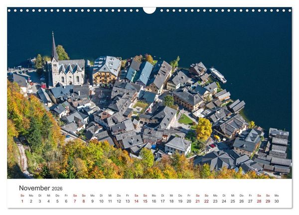 Produktbild: Hallstatt - Die Perle &Ouml;sterreichs (Wandkalender 2026 DIN A3 quer), CALVENDO Monatskalender