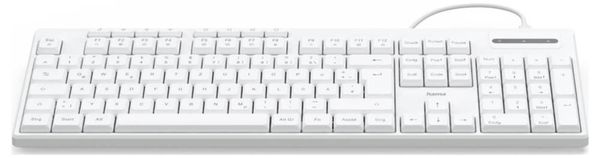 Produktbild: hama 00173053 USB-Tastatur \"CK-200\", kabelgebunden, 8 Media-Tasten, Wei&szlig;, QWERTZ DE
