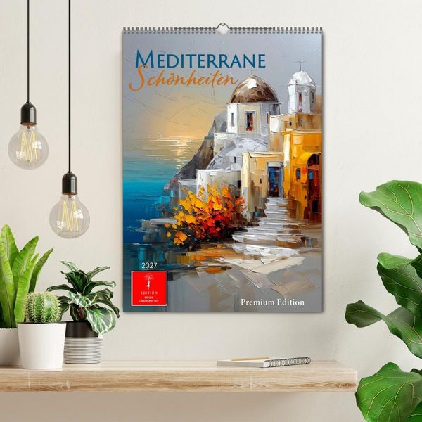 Produktbild: Mediterrane Sch&ouml;nheiten (Wandkalender 2027 DIN A2 hoch), CALVENDO Monatskalender