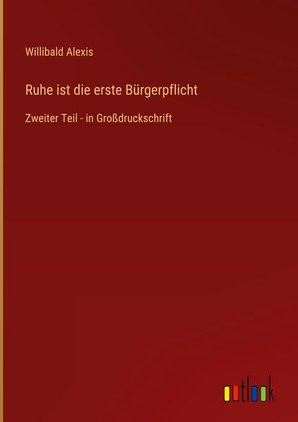 Produktbild: Ruhe ist die erste B&uuml;rgerpflicht