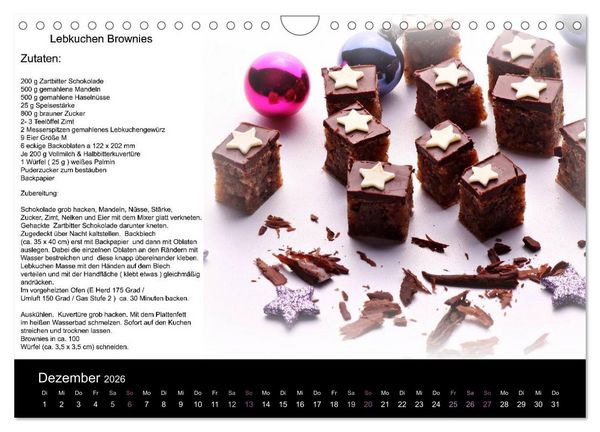 Produktbild: Lieblingsst&uuml;cke (Wandkalender 2026 DIN A4 quer), CALVENDO Monatskalender