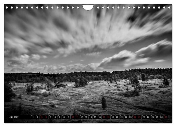 Produktbild: Dramatik in SW (Wandkalender 2027 DIN A4 quer), CALVENDO Monatskalender