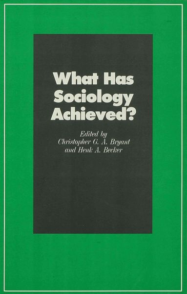 Produktbild: What Has Sociology Achieved?