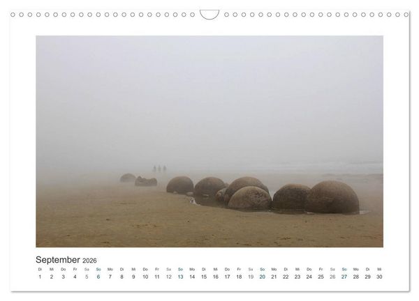 Produktbild: Neuseeland - unterwegs im Land der Kiwis (Wandkalender 2026 DIN A3 quer), CALVENDO Monatskalender