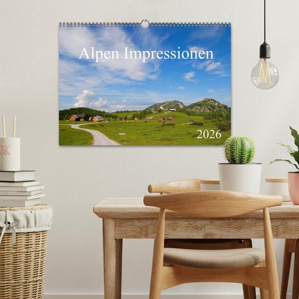 Produktbild: Alpen Impressionen (Wandkalender 2026 DIN A3 quer), CALVENDO Monatskalender
