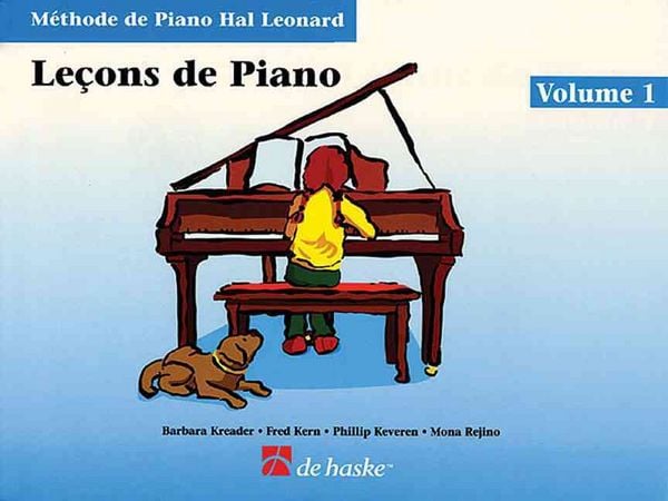 Produktbild: Lecons de Piano: Methode de Piano Hal Leonard - Volume 1, French Edition Piano Method Book with Music Reading, Rhythm, Note Reading, Keyboard Technique, Improvisation, Interval Reading, Music Theory